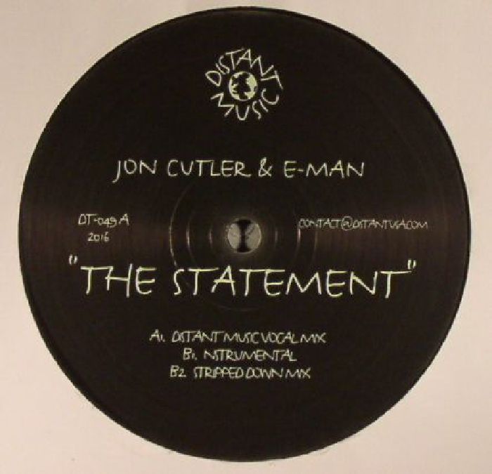 Jon Cutler | E Man The Statement