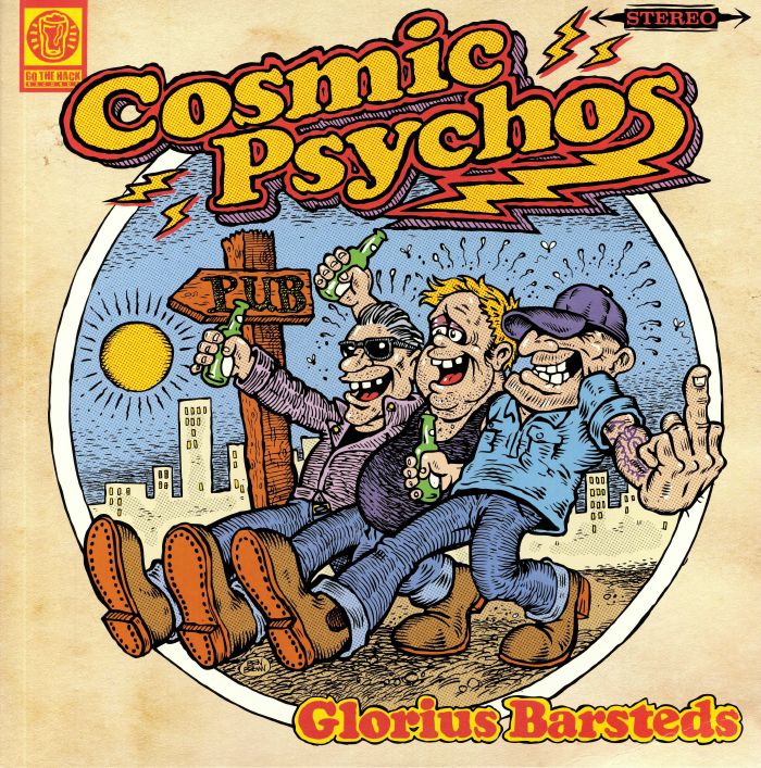Cosmic Psychos – Glorius Barsteds vinyl cover