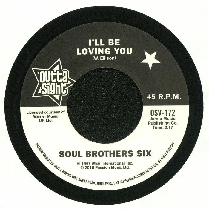 Soul Brothers Six | Willie Tee Ill Be Loving You