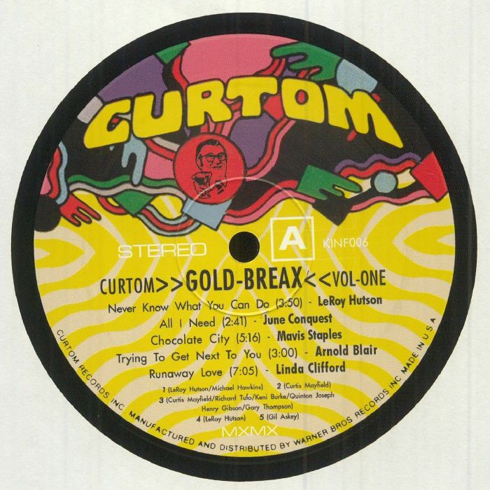 Various Artists Curtom Gold Breax