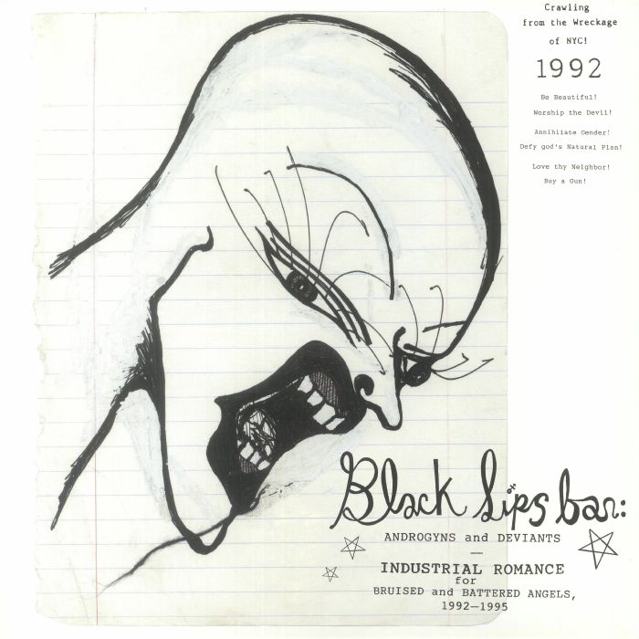 Various Artists – Blacklips Bar: Androgyns and Deviants Industrial Romance For Bruised and Battered Angels 1992 1995 vinyl cover