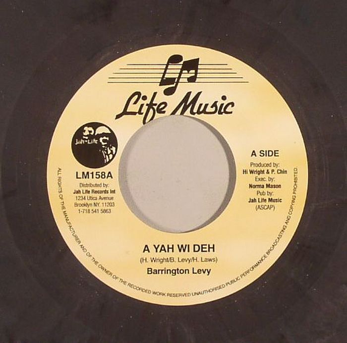 Barrington Levy – A Yah Wi Deh vinyl cover