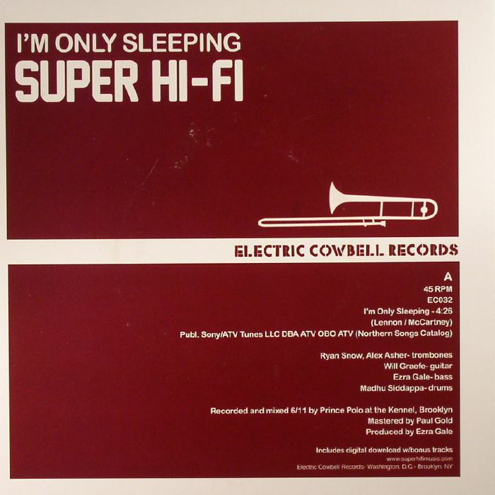 Super Hi Fi Im Only Sleeping (Record Store Day 2017)