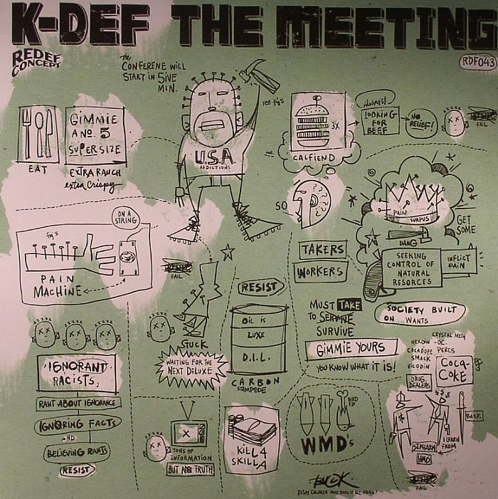 K Def – The Meeting vinyl cover