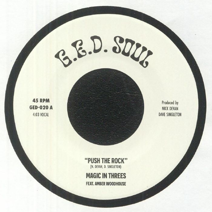 Magic In Threes | Amber Woodhouse – Push The Rock vinyl cover