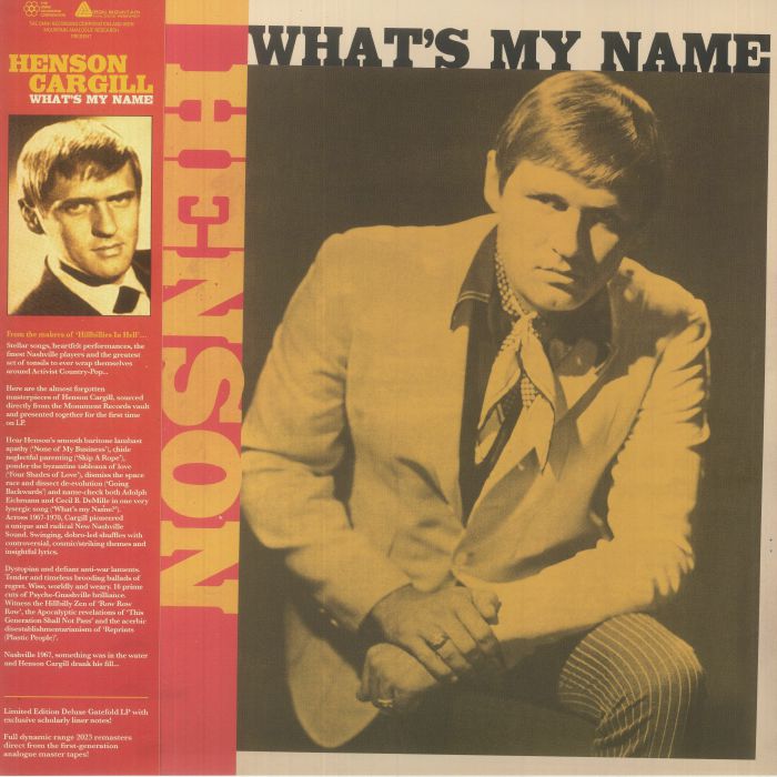 Henson Cargill Whats My Name 1967 1970