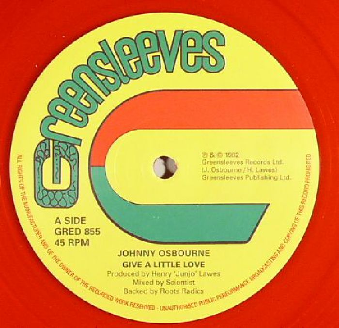 Johnny Osbourne | Roots Radics Give A Little Love (reissue) (Record Store Day 2014)