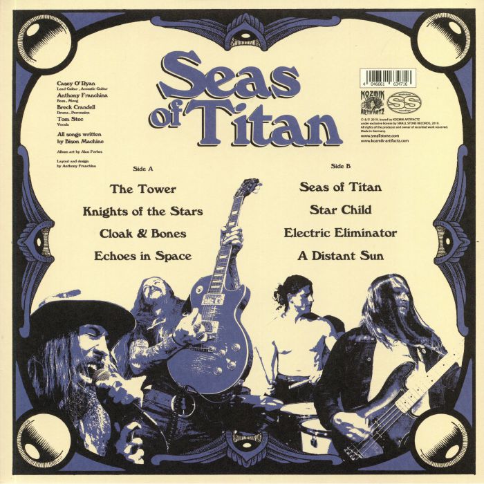 Bison Machine – Seas Of Titan vinyl cover