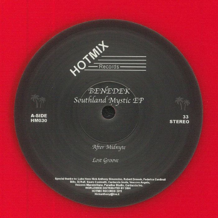 Benedek – Southland Mystic EP vinyl cover