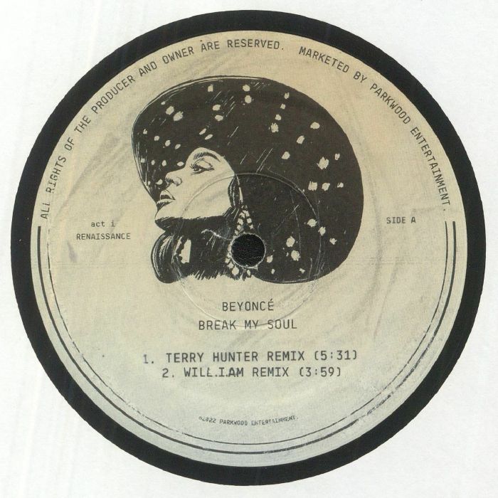 Beyonce – Break My Soul (remixes) vinyl cover