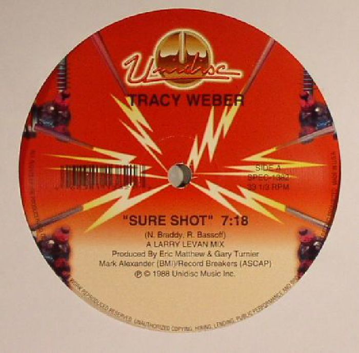 Tracy Weber – Sure Shot vinyl cover