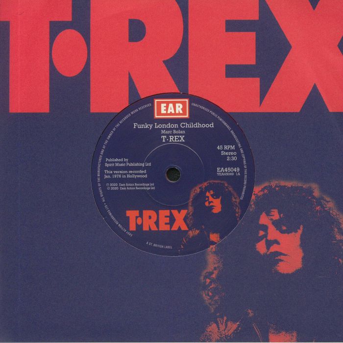 T Rex – Funky London Childhood vinyl cover