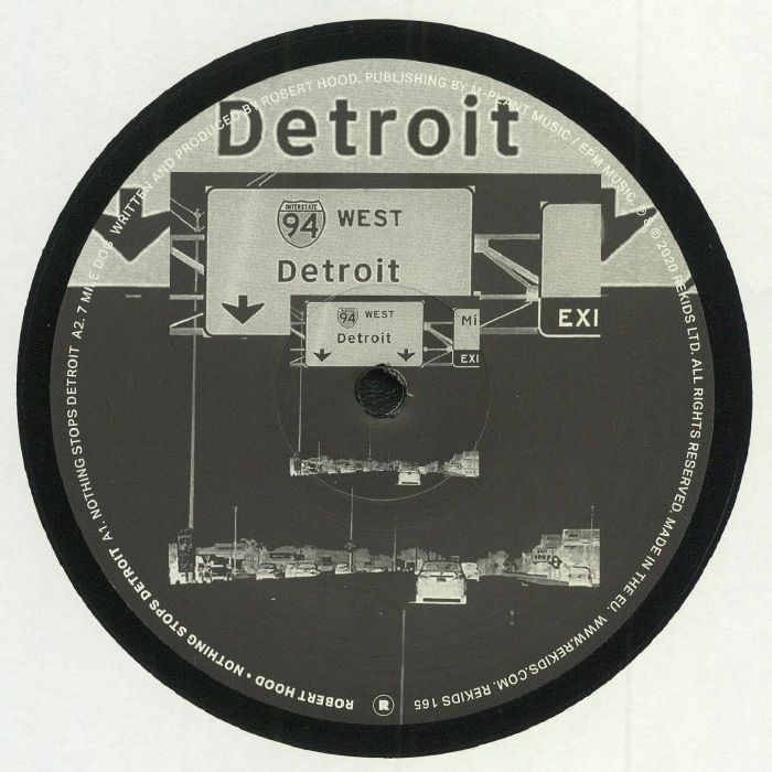 Robert Hood – Nothing Stops Detroit vinyl cover