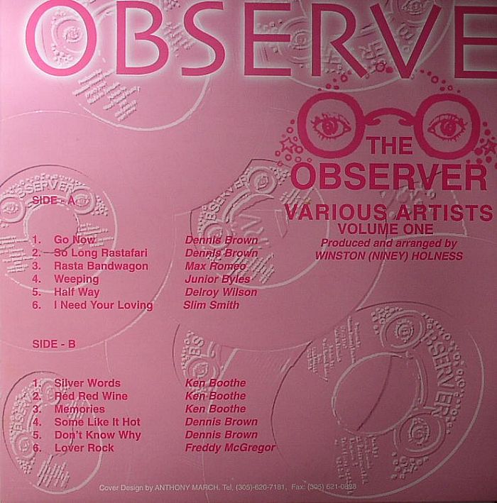 Winston Holness The Observer Volume One