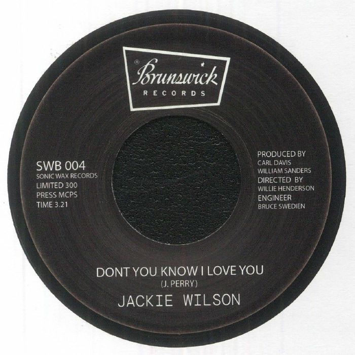 Jackie Wilson Dont You Know I Love You