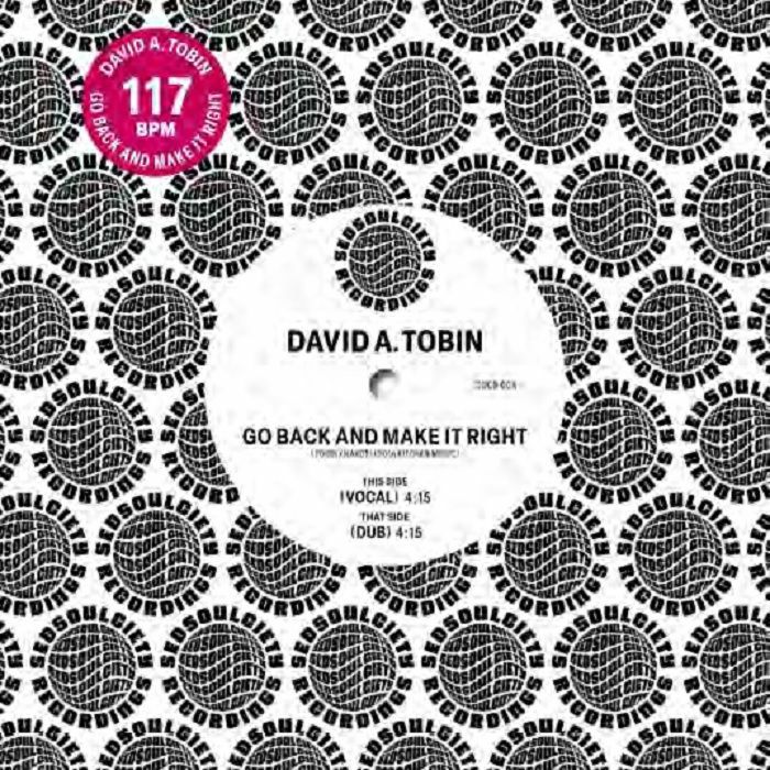 David A Tobin – Go Back and Make It Right vinyl cover