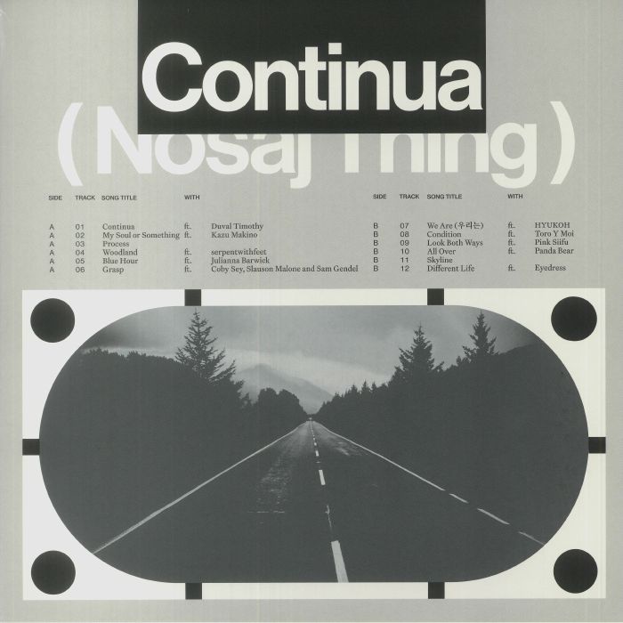 Nosaj Thing – Continua vinyl cover