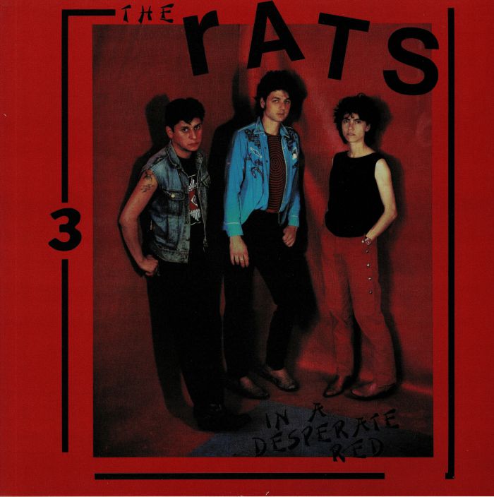 The Rats – In A Desperate Red vinyl cover