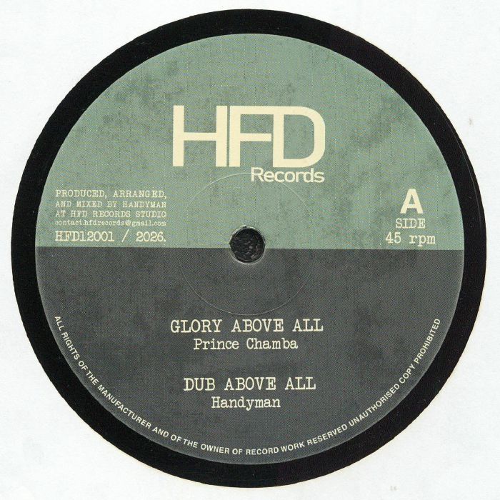 Prince Chamba | Handyman | Jacko – Glory Above All vinyl cover