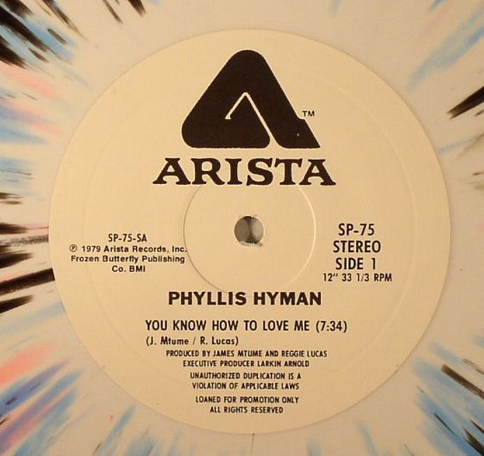 Phyllis Hyman You Know How To Love Me (stereo) (reissue)