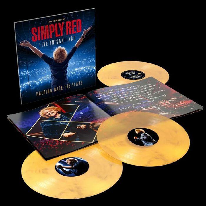 Simply Red – Holding Back The Years: Live In Santiago vinyl cover