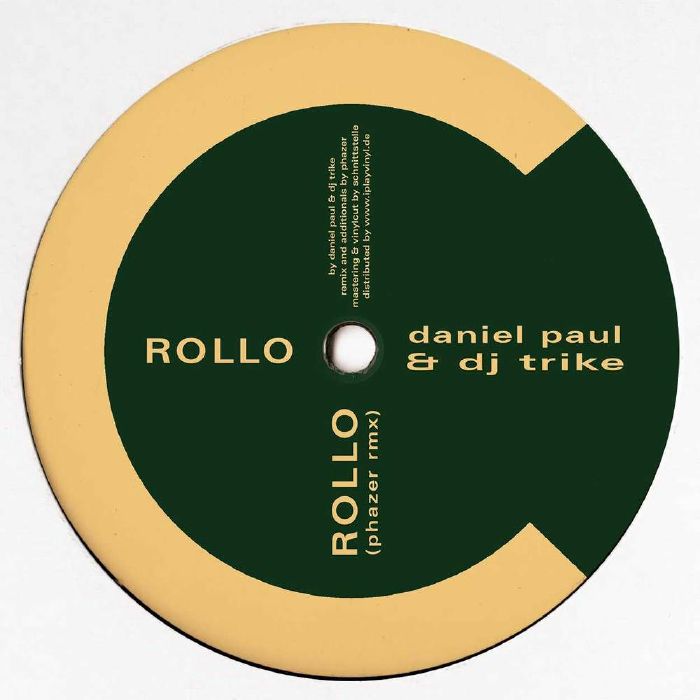 Daniel Paul | DJ Trike – Rollo vinyl cover