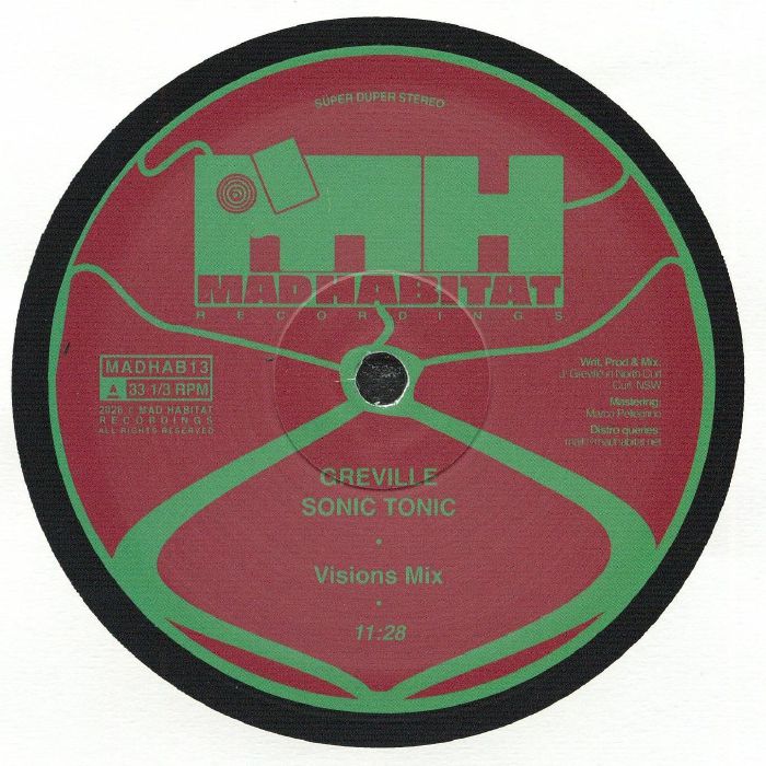 Greville – Sonic Tonic vinyl cover