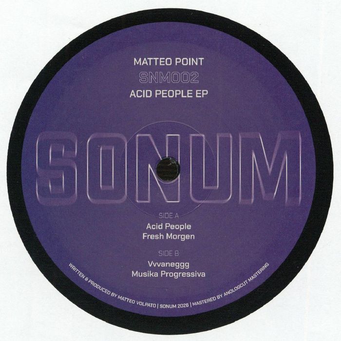 Matteo Point – Acid People EP vinyl cover