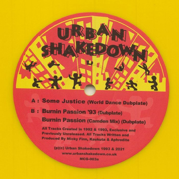 Urban Shakedown – Some Justice vinyl cover