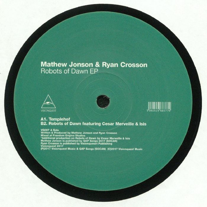 Mathew Jonson | Ryan Crosson Robots Of Dawn EP