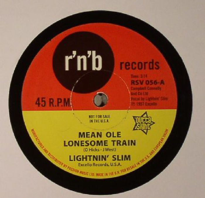 Lightnin Slim – Mean Ole Lonesome Train vinyl cover