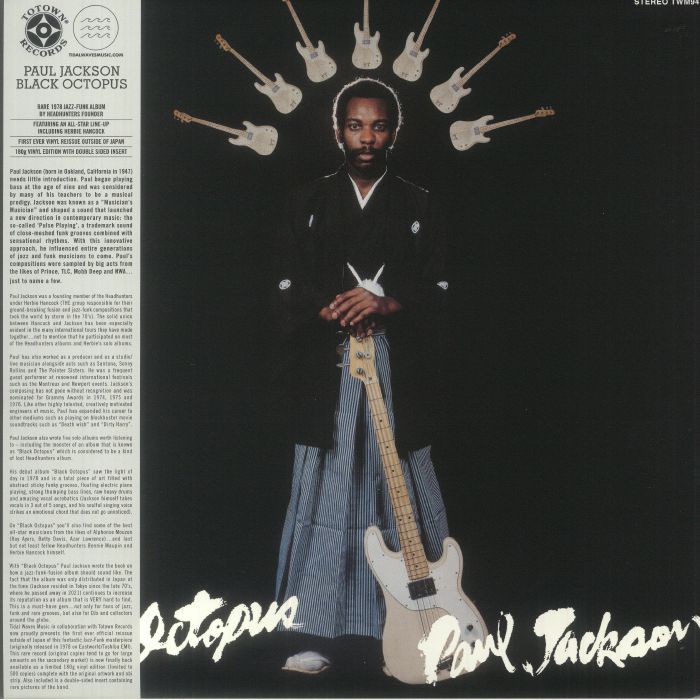 Paul Jackson – Black Octopus vinyl cover