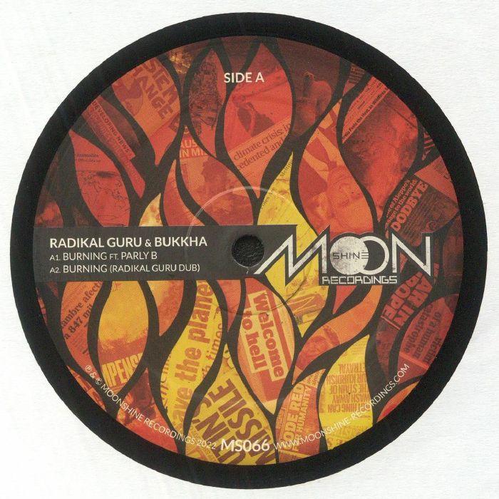 Radikal Guru | Bukkha – Burning vinyl cover