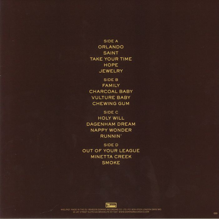 Blood Orange – Negro Swan vinyl cover