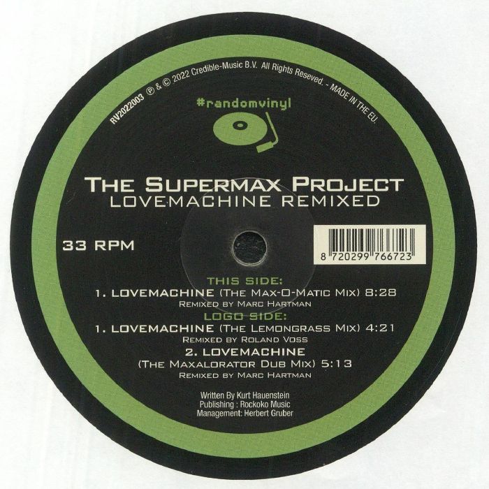 The Supermax Project Lovemachine Remixed