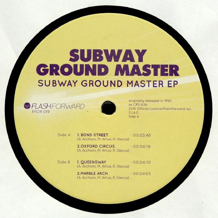 Subway Ground Master – Subway Ground Master EP vinyl cover