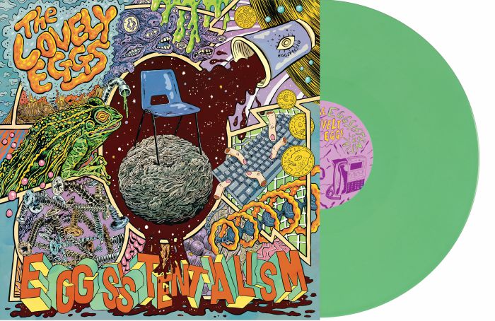 The Lovely Eggs – Eggsistentialism vinyl cover