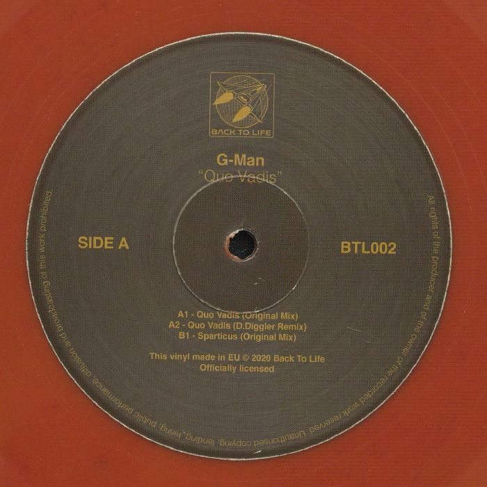 G Man – Quo Vadis vinyl cover