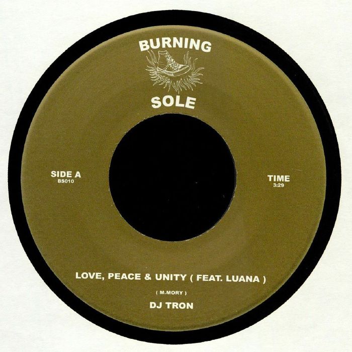 DJ Tron | Luana – Love Peace and Unity vinyl cover