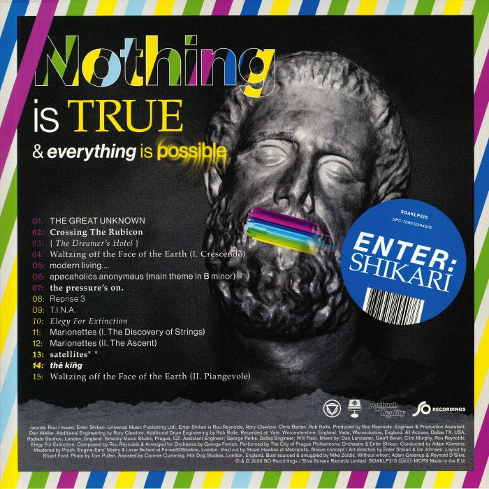Enter Shikari – Nothing Is True and Everything Is Possible vinyl cover