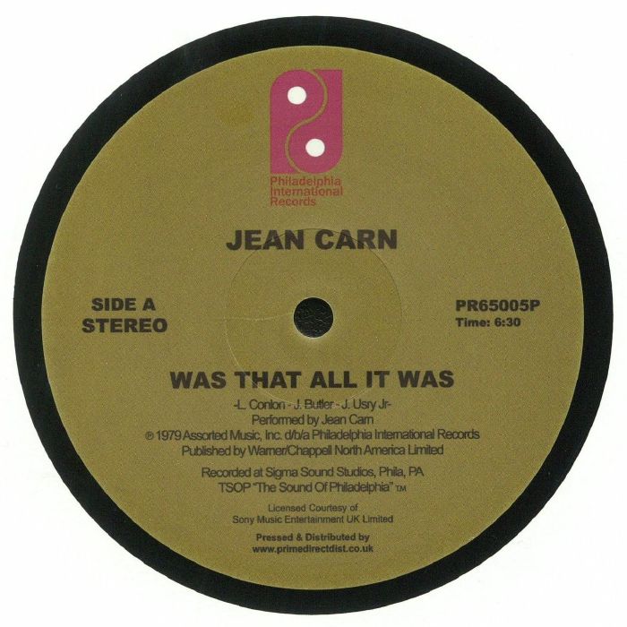 Jean Carn Was That All It Was (reissue) (Record Store Day 2018)