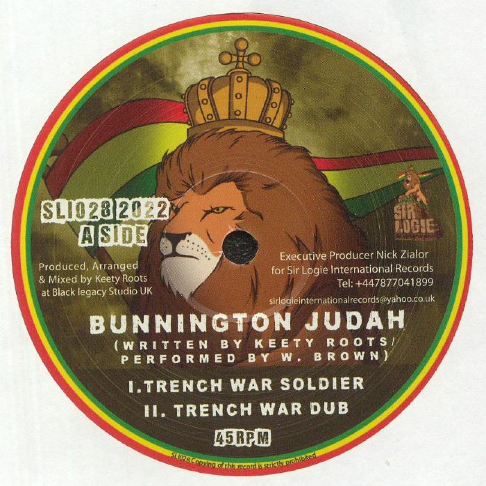 Bunnington Judah | Sabolious Trench War Soldier