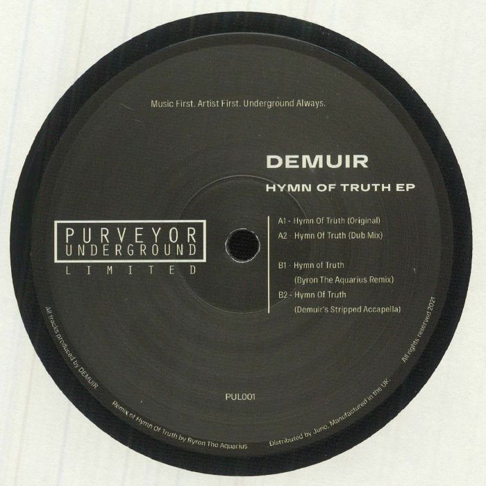 Demuir Hymn Of Truth EP (incl Byron The Aquarius remix)