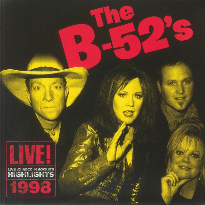The B 52's – Live At Rock 'N Rockets: Highlights vinyl cover
