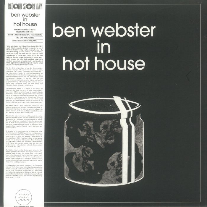 Ben Webster In Hot House (Record Store Day RSD 2023)