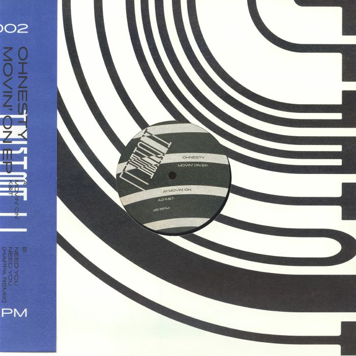 Ohnesty – Movin' On EP vinyl cover