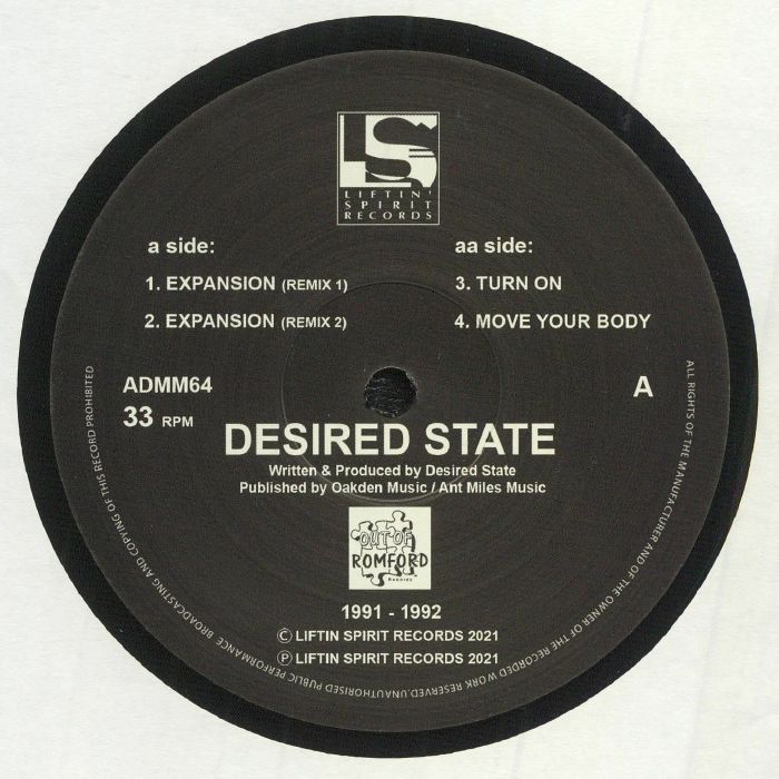 Desired State Expansion Remixes 1991 1992