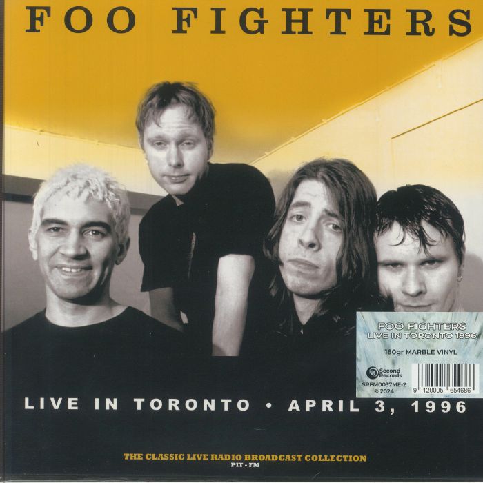 Foo Fighters – Live In Toronto 1996 vinyl cover