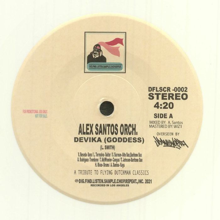 Alex Santos Orchestra – Devika (Goddess) vinyl cover