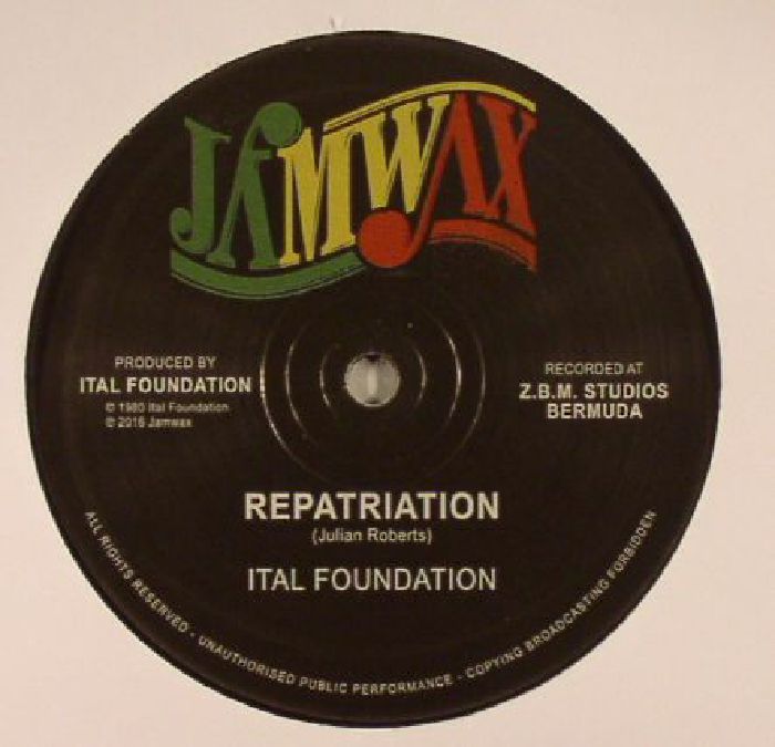 Ital Foundation – Repatriation vinyl cover